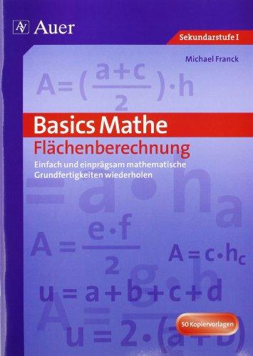 Basics Mathe: Flächenberechnung: Einfach und einprägsam Grundwissen wiederholen (7. bis 9. Klasse)