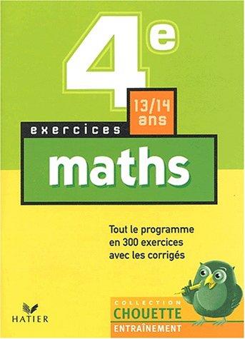 Mathématiques 4e : Exercices de base