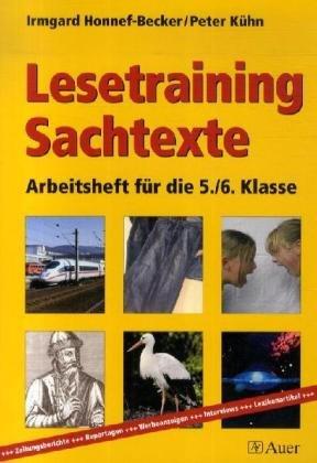 Lesetraining Sachtexte. Arbeitsheft für die 5./6. Klasse (Lernmaterialien)