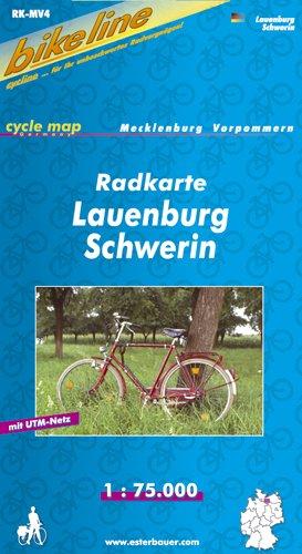 bikeline - Radkarte Lauenburg Schwerin (MV4): GPS-tauglich mit UTM-Netz