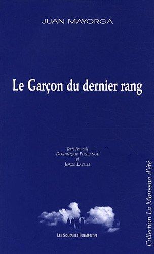 Le garçon du dernier rang