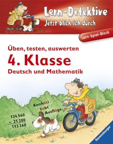 Lern-Spiel-Block: Üben, testen, auswerten (4. Klasse): Deutsch und Mathematik