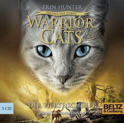 Warrior Cats - Zeichen der Sterne. Der vierte Schüler: IV, Folge 1, gelesen von Marlen Diekhoff, 5 CDs in der Multibox, 6 Std. 25 Min.