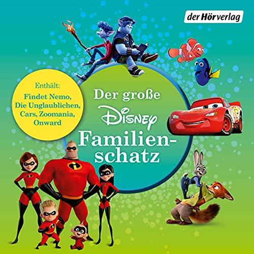 Der große Disney-Familienschatz: Findet Nemo - Die Unglaublichen - Cars - Zoomania - Onward: Keine halben Sachen (Sammelboxen, Band 1)