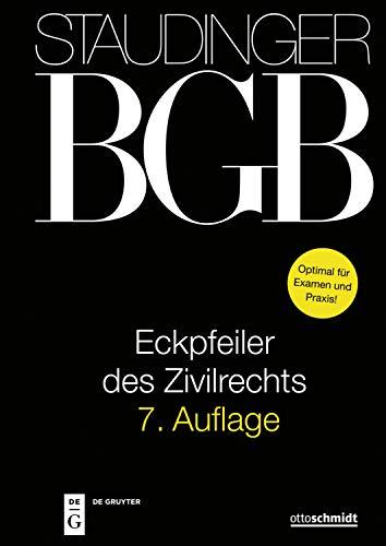 Eckpfeiler des Zivilrechts (J. von Staudingers Kommentar zum Bürgerlichen Gesetzbuch mit Einführungsgesetz und Nebengesetzen)