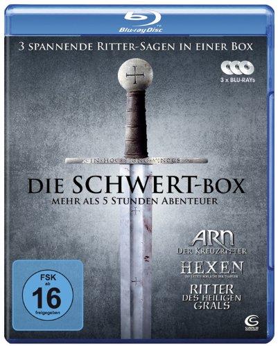 Die Schwert-Box - 3 spannende Ritter-Sagen in einer Box: ARN - Der Kreuzritter, Hexen - Die letzte Schlacht der Templer, Ritter des heiligen Grals [Blu-ray]