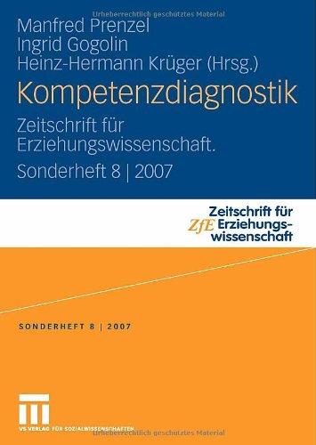 Kompetenzdiagnostik: Zeitschrift für Erziehungswissenschaft. Sonderheft 8 | 2007