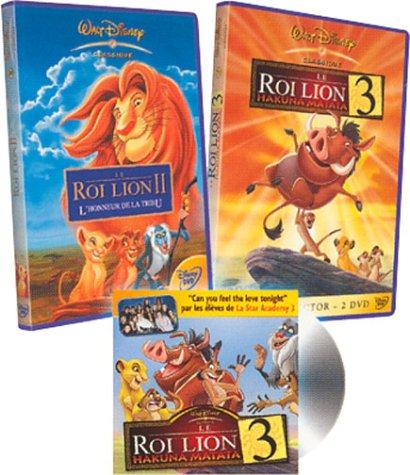 Le Roi Lion II / Le Roi lion 3 - Bipack 2 DVD  [Inclus le CD Star Academy 3 Can You Feel The Love Tonight] [FR Import]