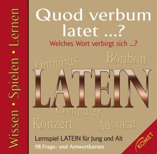 Lernspiel Latein: Quod verbum latet...?