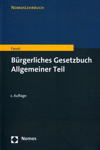 Bürgerliches Gesetzbuch: Allgemeiner Teil