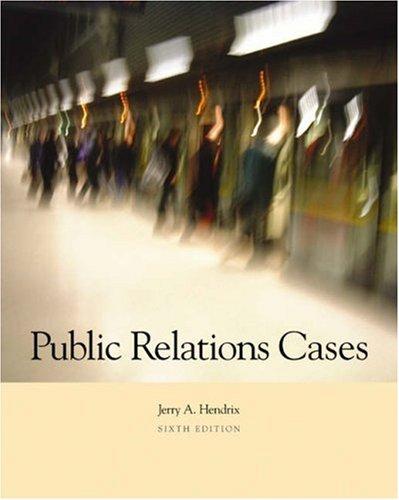 Public Relations Cases With Infotrac