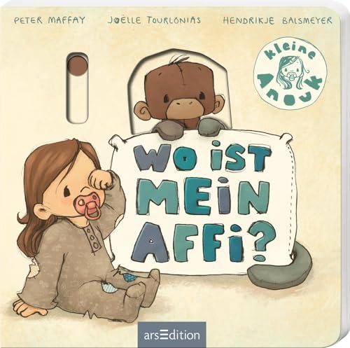 Wo ist mein Affi?: Kleine Anouk | Tolles Geschenk für alle Fans der Anouk-Bestseller Reihe von Hendrikje Balsmeyer & Peter Maffay, liebevolles Pappbilderbuch mit Klappen für Kinder ab 18 Monaten