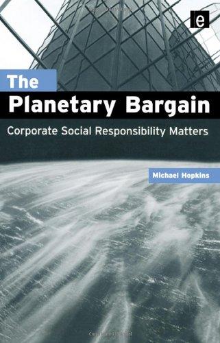 The Planetary Bargain: Corporate Social Responsibility Matters