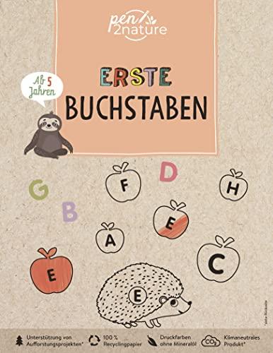 Erste Buchstaben für Kinder ab 5 Jahren: pen2nature: 100% Recyclingpapier - klimaneutrale Produktion - unterstützt Aufforstungsprojekte