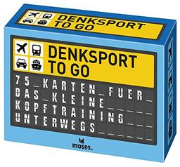 Denksport to go: 75 Karten für das kleine Kopftraining zwischendurch