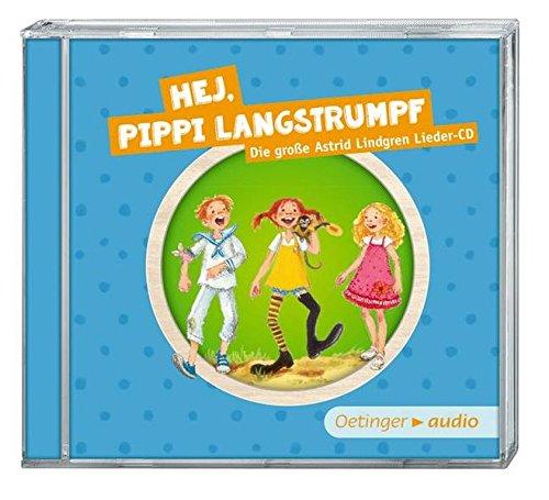 Hej, Pippi Langstrumpf SA (CD): Die grosse Astrid-Lindgren-Lieder-CD, 37 min. Hej, Pippi Langstrumpf Die grosse Astrid-Lindgren-Lieder