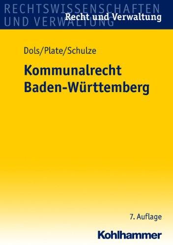 Kommunalrecht Baden-Württemberg; Recht und Verwaltung