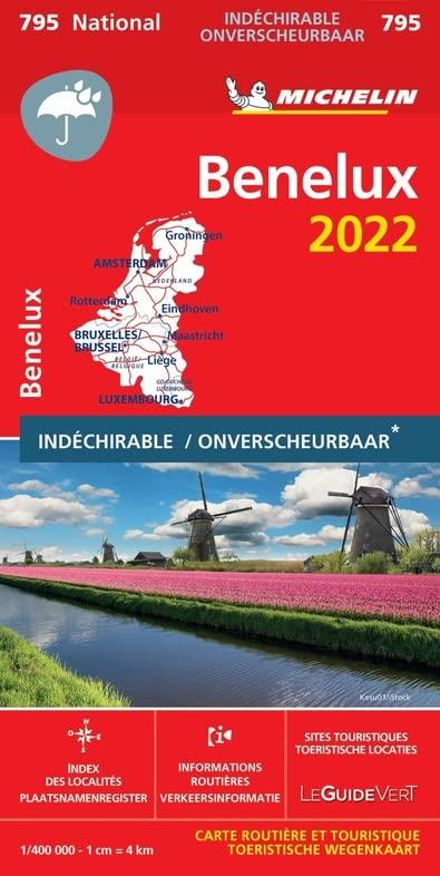 BENELUX INDECHIRABLE 17795 2022 (Nationale kaarten Michelin)