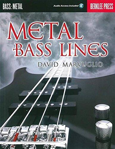 Metal Bass Lines (Berklee Guide) (Book & Online Audio): Songbook, Download für Bass-Gitarre