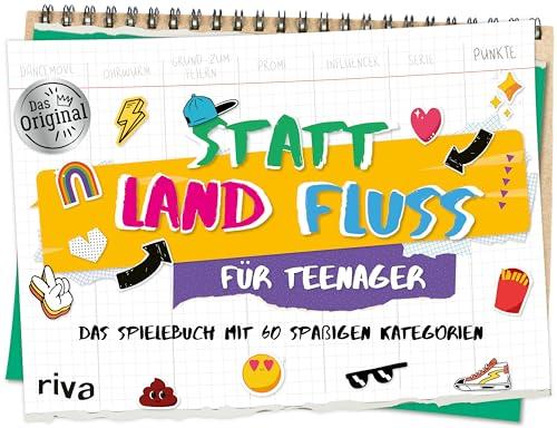 Statt Land Fluss für Teenager: Das Spielebuch mit 60 spaßigen Kategorien ab 14 Jahren. Die lustige Variante von »Stadt, Land, Fluss. Der Klassiker für Party, Geburtstag, Mädelsabend.