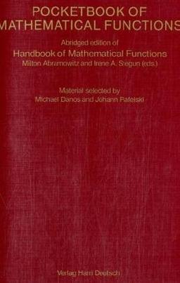 Pocketbook of Mathematical Functions