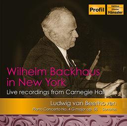 Wilhelm Backhaus in New York