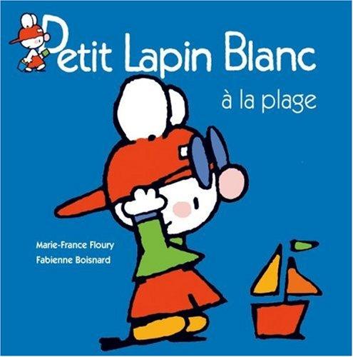 Petit Lapin Blanc à la plage