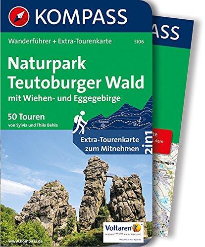 Naturpark Teutoburger Wald mit Wiehen- und Eggegebirge: Wanderführer mit Extra-Tourenkarte, 50 Touren, GPX-Daten zum Download. (KOMPASS-Wanderführer, Band 5106)