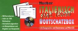 Italienisch ganz leicht. Wortschatzbox. Mit Aussprache- und Satztrainer auf Mini-CD