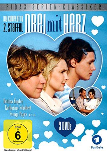 Drei mit Herz, Staffel 2 / Die komplette 2. Staffel der beliebten Serie (Pidax Serien-Klassiker) [3 DVDs]