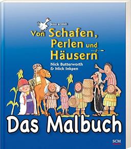 Von Schafen, Perlen und Häusern - Das Malbuch