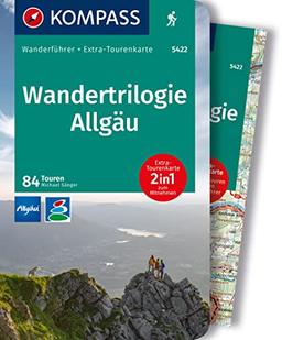 KOMPASS Wanderführer Wandertrilogie Allgäu, 84 Touren: mit Extra-Tourenkarte, GPX-Daten zum Download