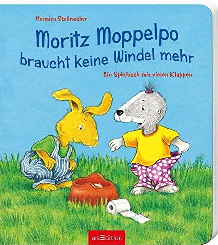 Moritz Moppelpo braucht keine Windel mehr: Ein Spielbuch mit vielen Klappen