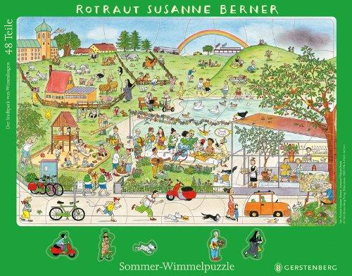 Wimmel-Rahmenpuzzle Sommer