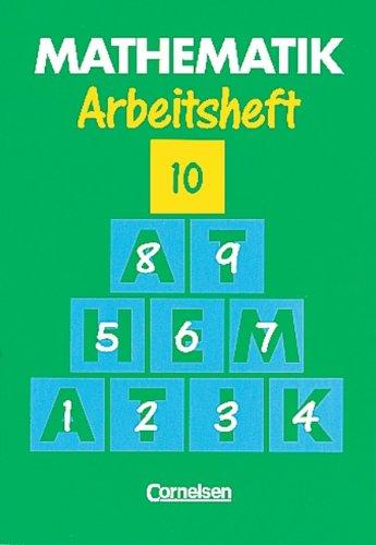 Mathematik Förderschule - Arbeitshefte: Mathematik, Neue Ausgabe für Sonderschulen, Arbeitshefte, H.10