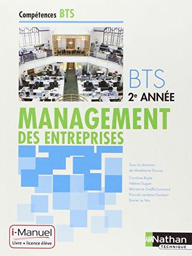 Management des entreprises, BTS 2e année : i-manuel, livre + licence élève