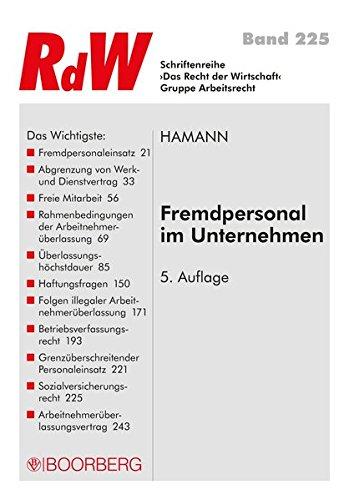 Fremdpersonal im Unternehmen (Schriftenreihe RdW)