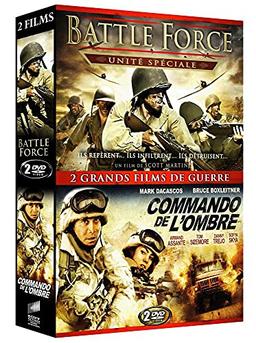 Coffret 2 grands films de guerre : battle force, unité spéciale ; commando de l'ombre [FR Import]