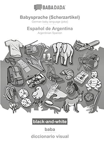 BABADADA black-and-white, Babysprache (Scherzartikel) - Español de Argentina, baba - diccionario visual: German baby language (joke) - Argentinian Spanish, visual dictionary