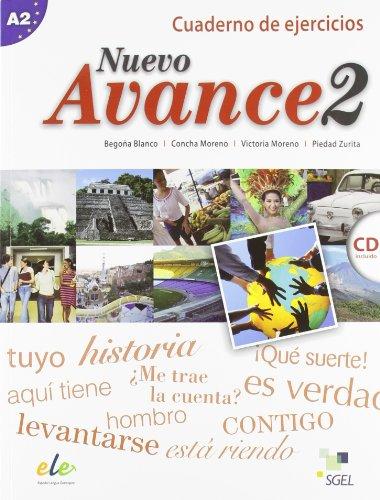 Nuevo Avance 2. Cuaderno de ejercicios (inkl. CD): Curso de español. Nivel A2