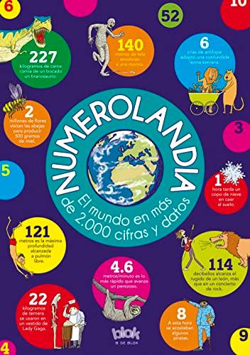 Numerolandia: El Mundo En Más de 2,000 Cifras Y Datos / / Numberland (B de Blok)