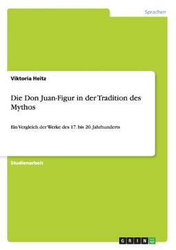 Die Don Juan-Figur in der Tradition des Mythos: Ein Vergleich der Werke des 17. bis 20. Jahrhunderts