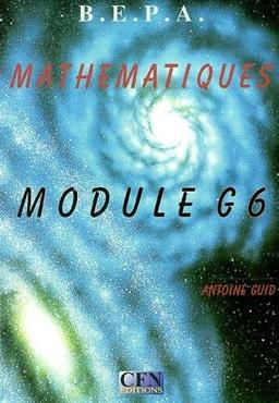 Mathématiques BEPA : module G6