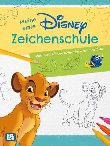 Disney Klassiker: Meine erste Zeichenschule: Schritt-für-Schritt-Anleitungen für mehr als 20 Tiere | Disney-Figuren kinderleicht selbst zeichnen (ab 5 Jahren)