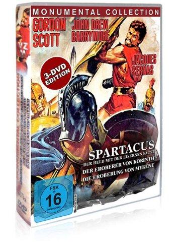 Monumental Collection ( Spartacus - Der Eroberer von Korinth - Die Eroberung von Mykene) [3 DVDs]