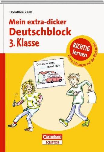 Mein extra-dicker Deutschblock: 3.Klasse