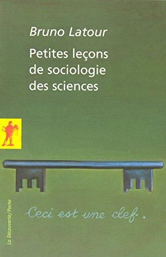 Petites leçons de sociologie des sciences