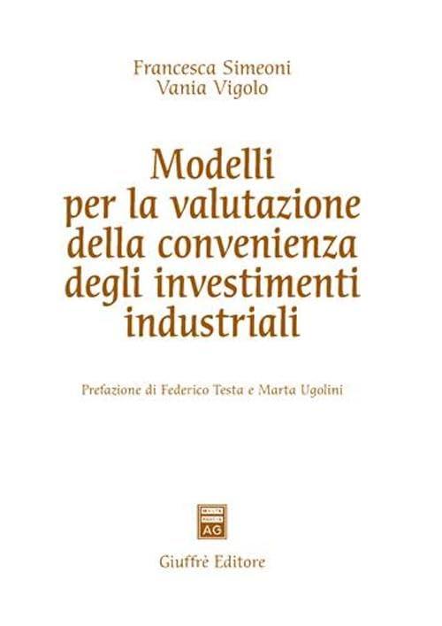 Modelli per la valutazione della convenienza degli investimenti industriali