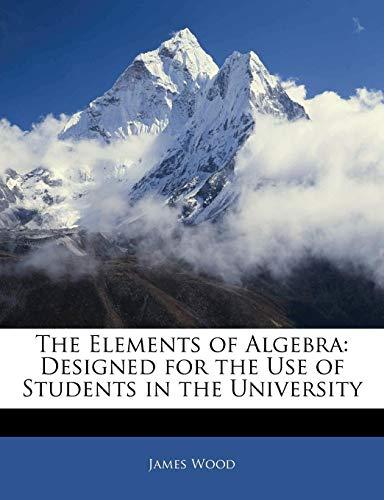 Wood, J: GER-ELEMENTS OF ALGEBRA