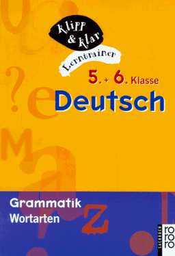 Deutsch, 5. und 6. Klasse, Grammatik, Wortarten